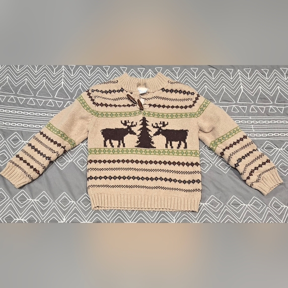 Janie and Jack Other - Janie & Jack Toddler Moose Sweater Size 4T